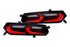 XB LED Tail Lights: Corvette C7 (14-19 / Red Lens Facelift / Set)