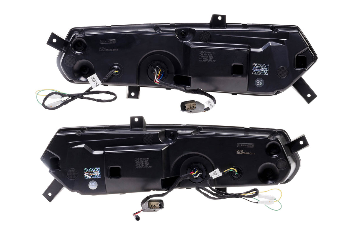 XB LED Tail Lights: Corvette C7 (14-19 / Red Lens Facelift / Set)