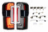 XB LED Tail Lights: 23-27 Ford Super Duty (Smoked Lens / Set)
