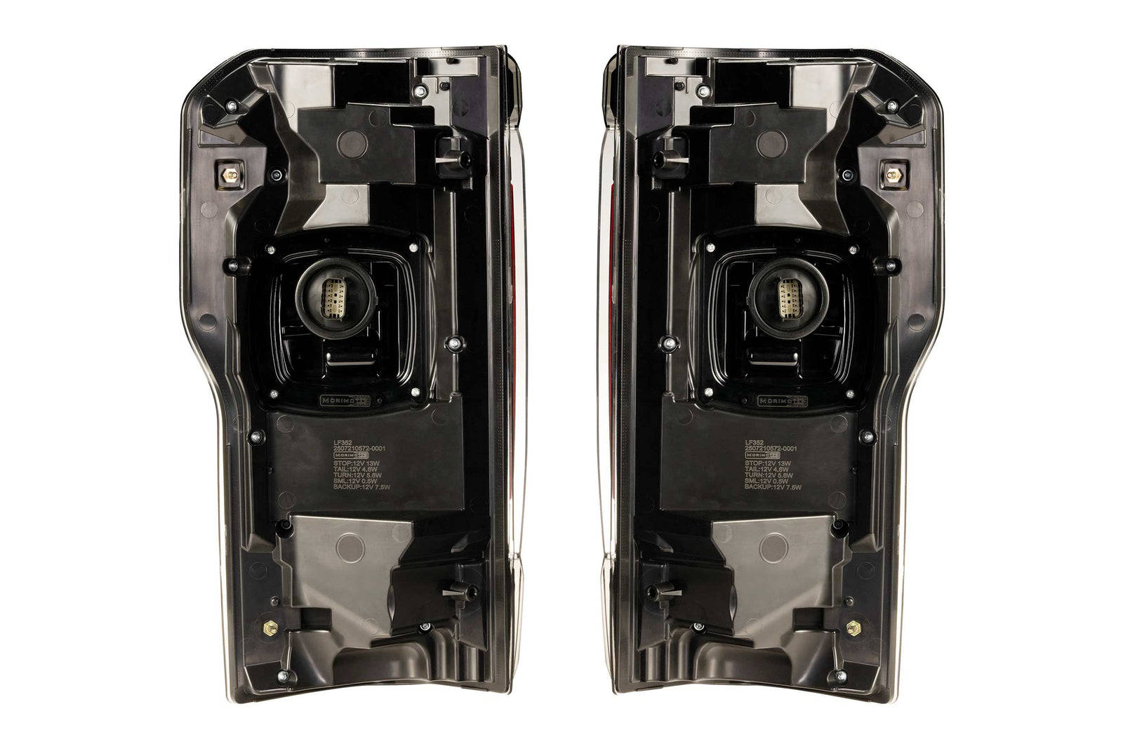 XB LED Tail Lights: 23-27 Ford Super Duty (Smoked Lens / Set)