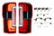 XB LED Tail Lights: 23-27 Ford Super Duty (Red Lens / Set)