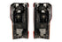 XB LED Tail Lights: 23-27 Ford Super Duty (Red Lens / Set)