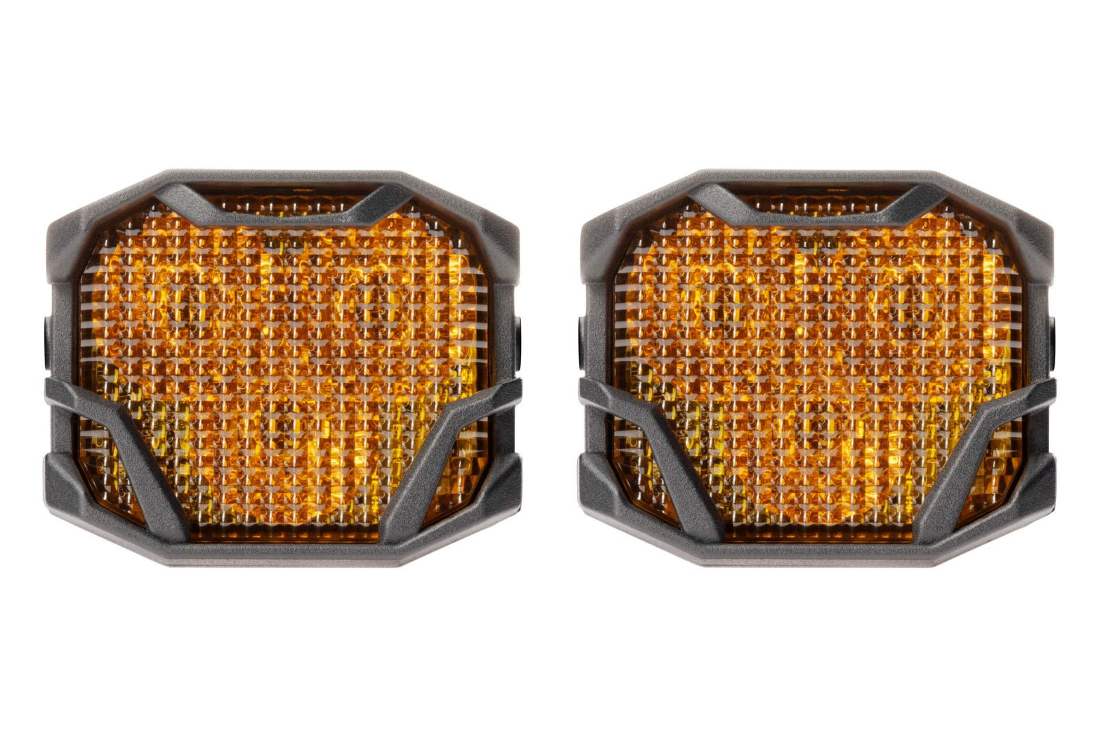 Morimoto 4Banger 2.0 HXB LED Pods (Flood / Yellow / Set)
