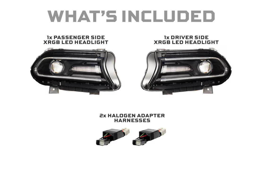 Dodge Charger (15-23) Morimoto XRGB LED Headlights - Legends Auto Parts