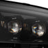 12-21 Tesla Model S NOVA-Series LED Projector Headlights Alpha-Black | AlphaRex