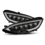 12-21 Tesla Model S NOVA-Series LED Projector Headlights Black | AlphaRex