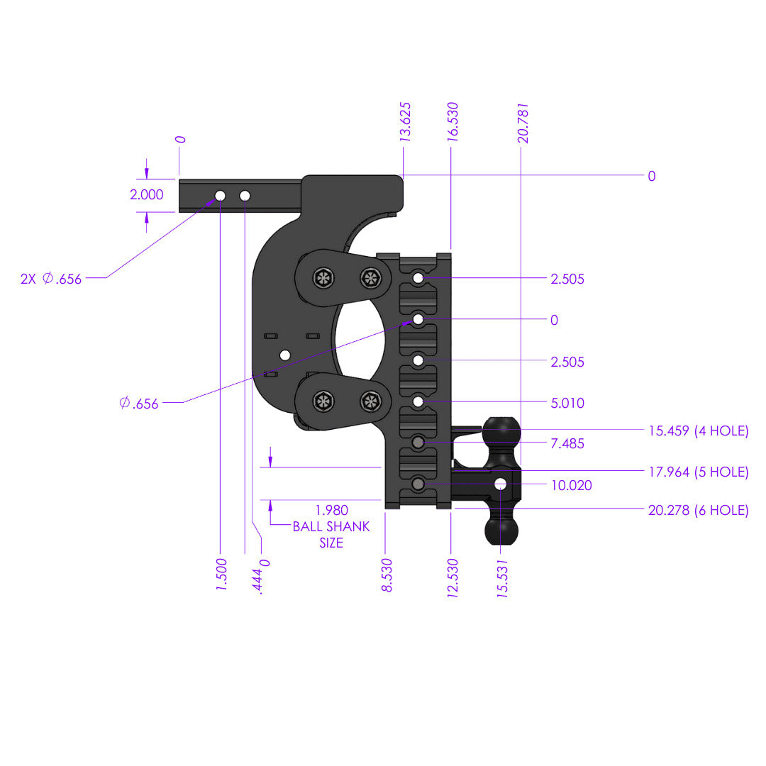 GEN-Y Hitch The Boss (Torsion-Flex) 16k Drop Hitch (2