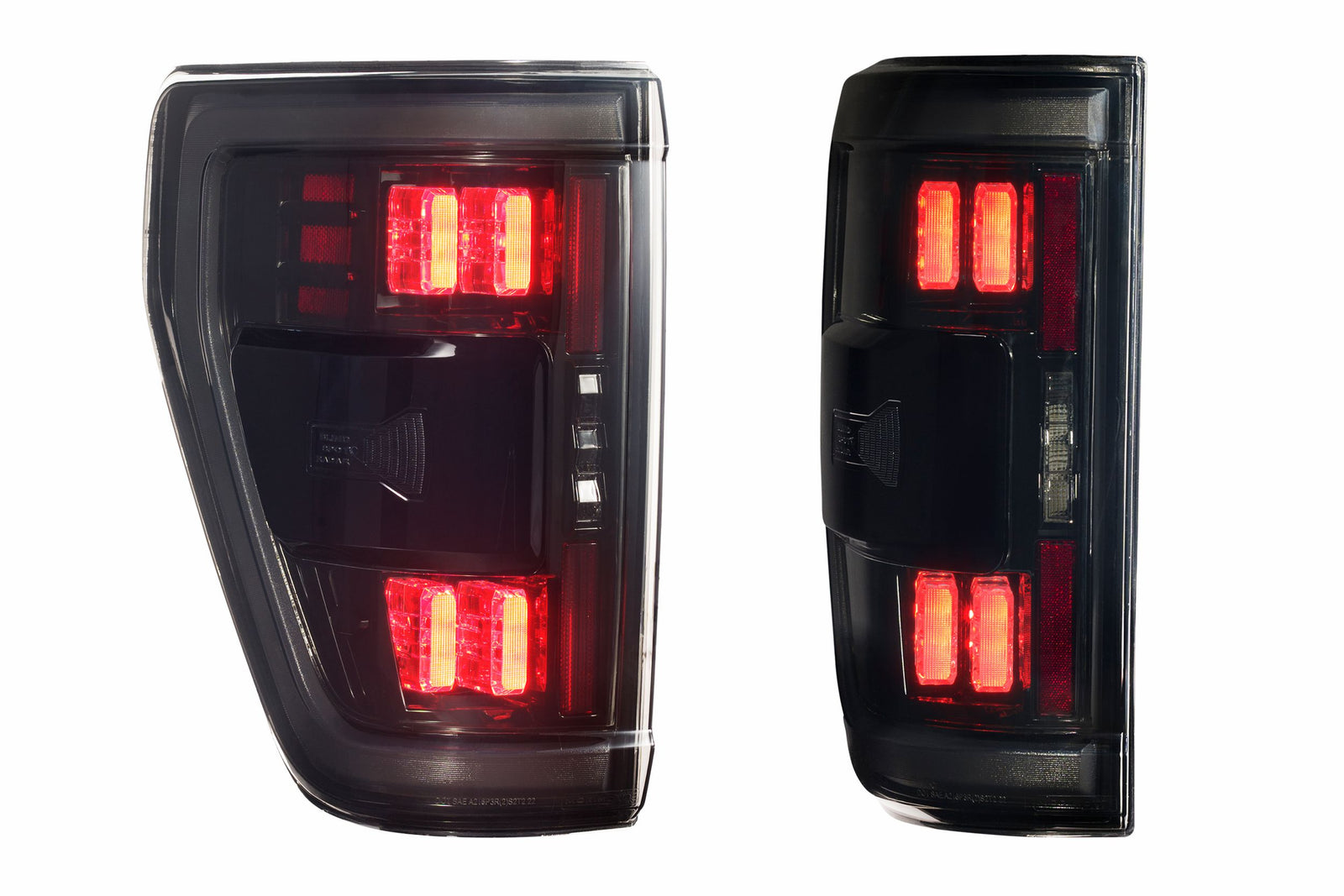 XB LED Tail Lights: Ford F-150 (21-23 / Smoked Lens / Set)