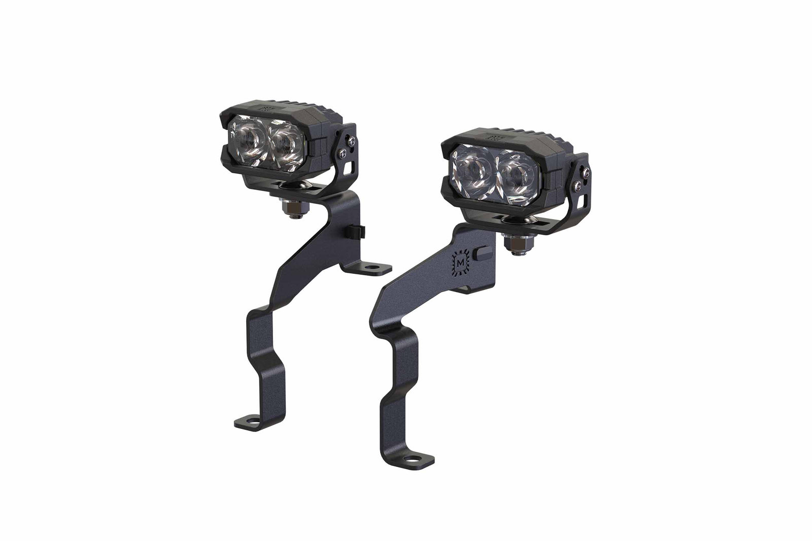Morimoto 2Banger Ditch Light Kit: 23-27 Super Duty (NCS Yellow Combo Beam)