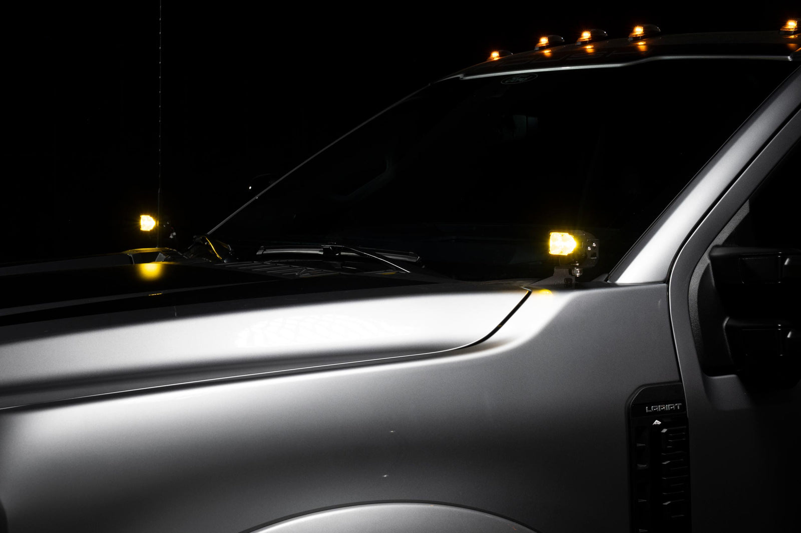Morimoto 2Banger Ditch Light Kit: 23-27 Super Duty (NCS White Spot Beam)