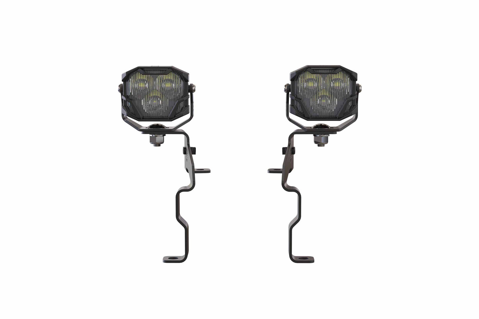 Morimoto 4Banger Ditch Light Kit: 23-27 Super Duty (NCS Yellow Combo Beam)