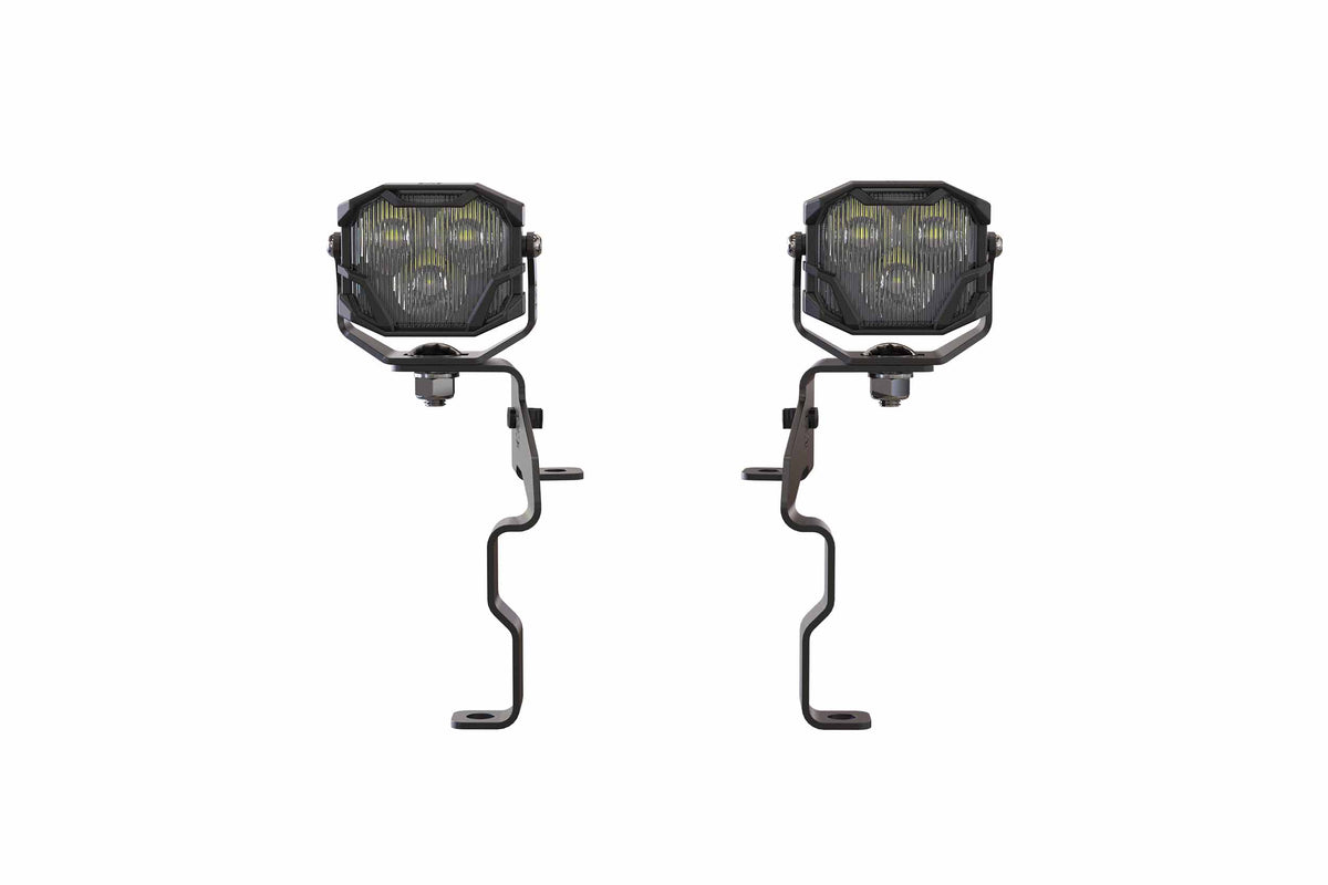 Morimoto 4Banger Ditch Light Kit: 23-27 Super Duty (HXB White Combo Beam)
