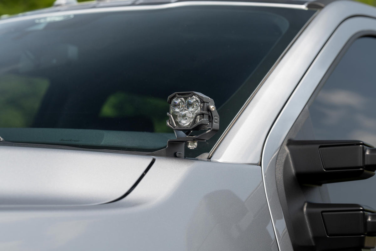 Morimoto 4Banger Ditch Light Kit: 23-27 Super Duty (NCS White Spot Beam)