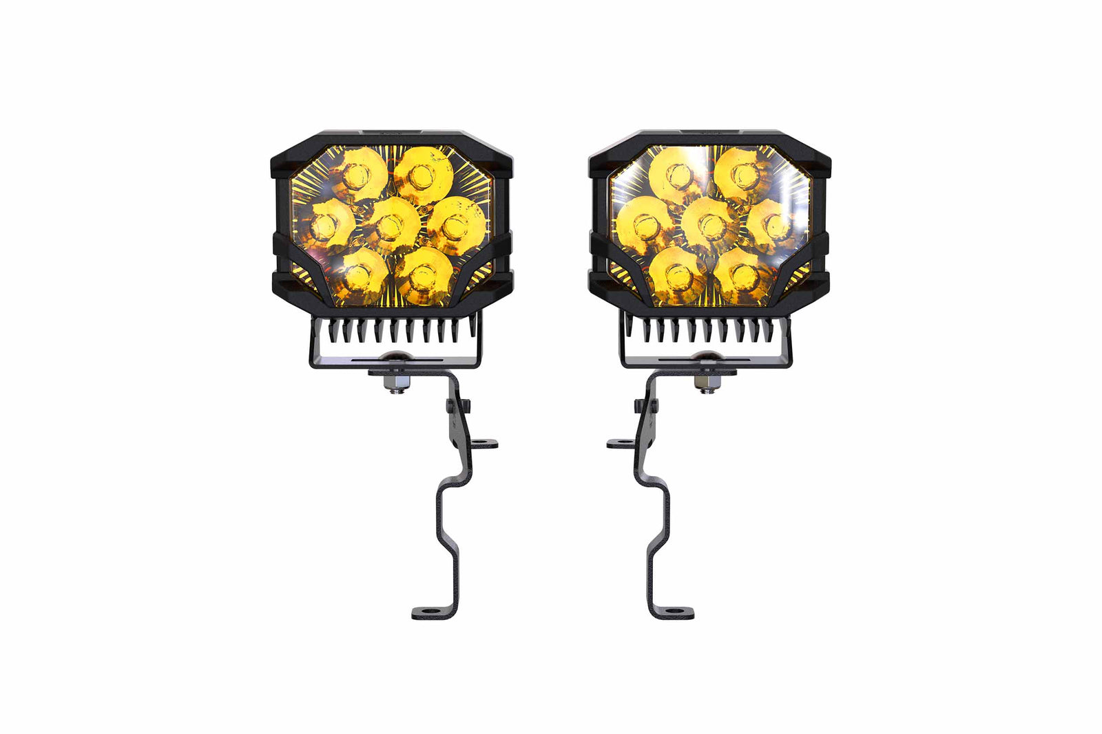 Morimoto BigBanger Ditch Light Kit: 23-27 Super Duty (NCS Yellow Combo Beam)
