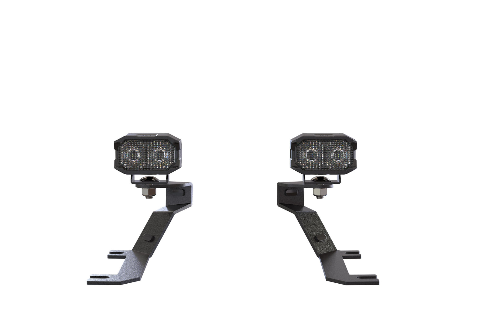 Morimoto 2Banger Ditch Light Kit: 19-24 Sierra 1500 (HXB White SAE Wide Beam)