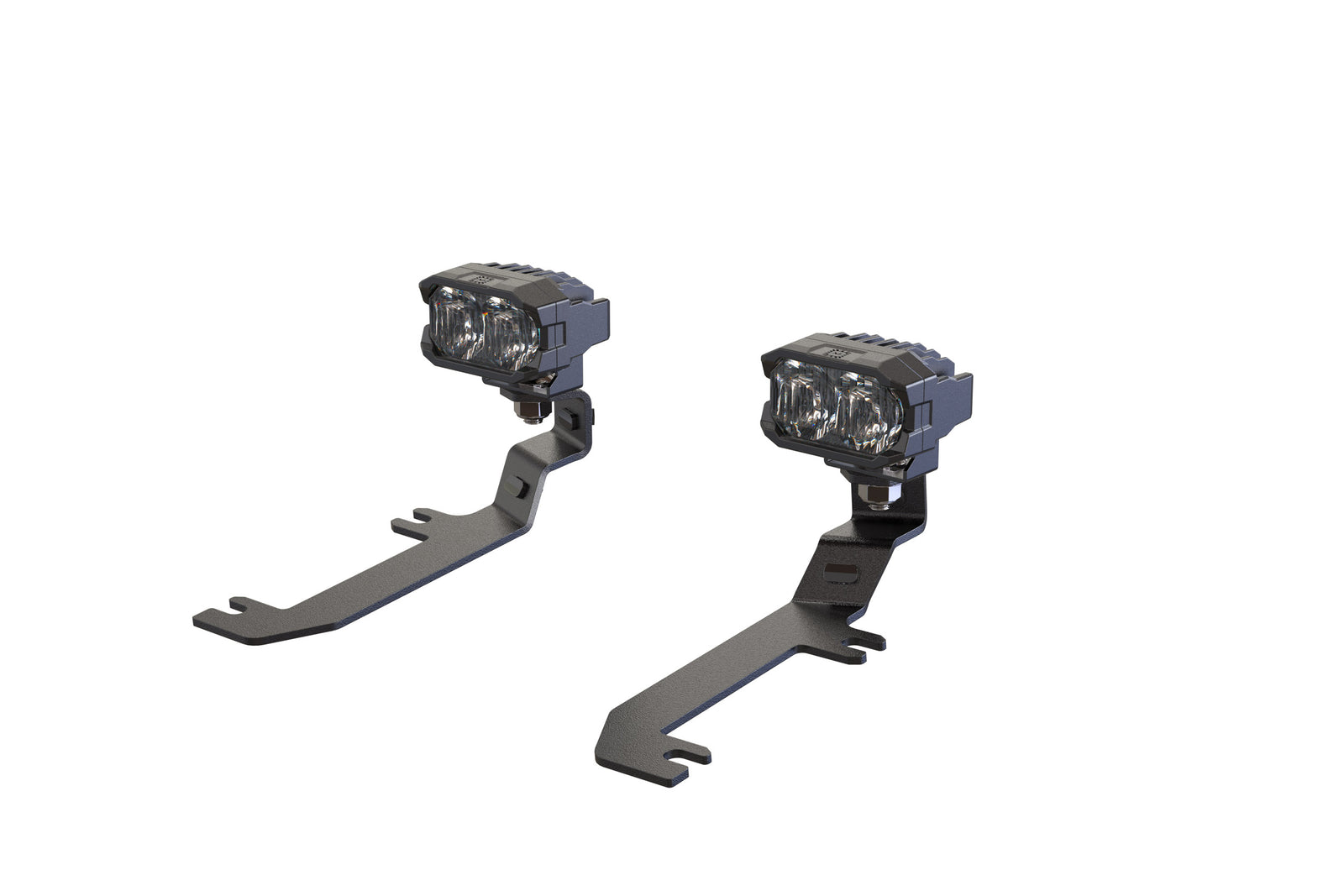Morimoto 2Banger Ditch Light Kit: 20-24 Silverado HD (NCS Yellow Flood Beam)