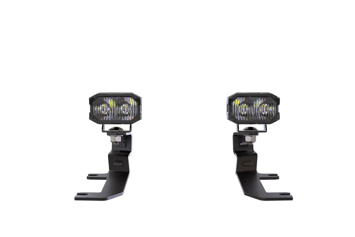 Morimoto 2Banger Ditch Light Kit: 20-24 Silverado HD (HXB White Spot Beam)