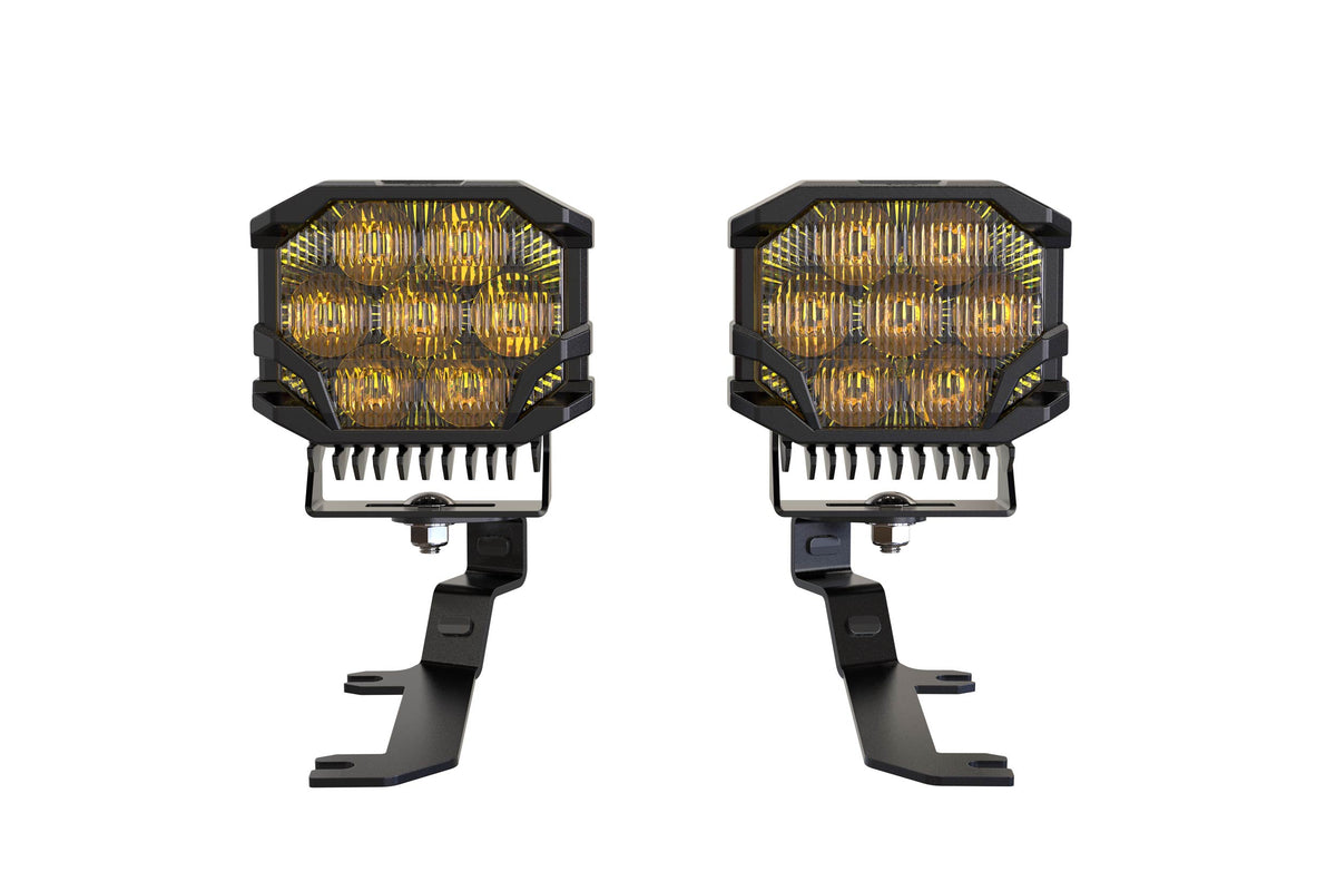 Morimoto BigBanger Ditch Light Kit: 19-24 Silverado 1500 (HXB White Combo Beam)