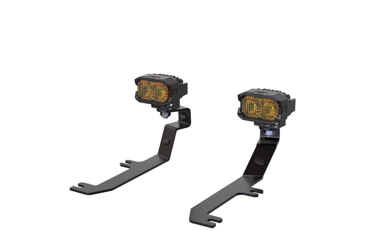 Morimoto 2Banger Ditch Light Kit: 20-24 Sierra HD (HXB White Spot Beam)
