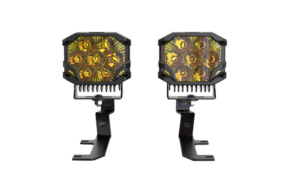 Morimoto BigBanger Ditch Light Kit: 20-24 Sierra HD (NCS Yellow Spot Beam)