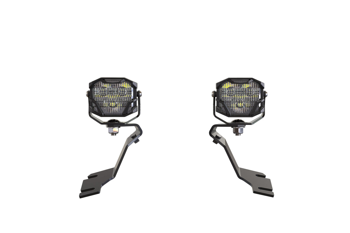 Morimoto 4Banger Ditch Light Kit: 13-26 Ford Transit (HXB Yellow Spot Beam)