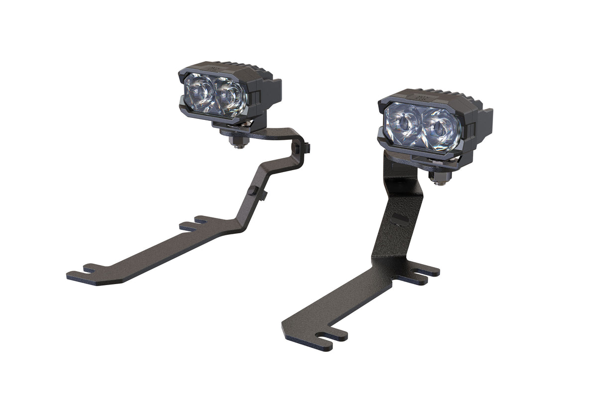 Morimoto 2Banger Ditch Light Kit: 15-17 Ford Mustang (NCS Yellow SAE Wide Beam)