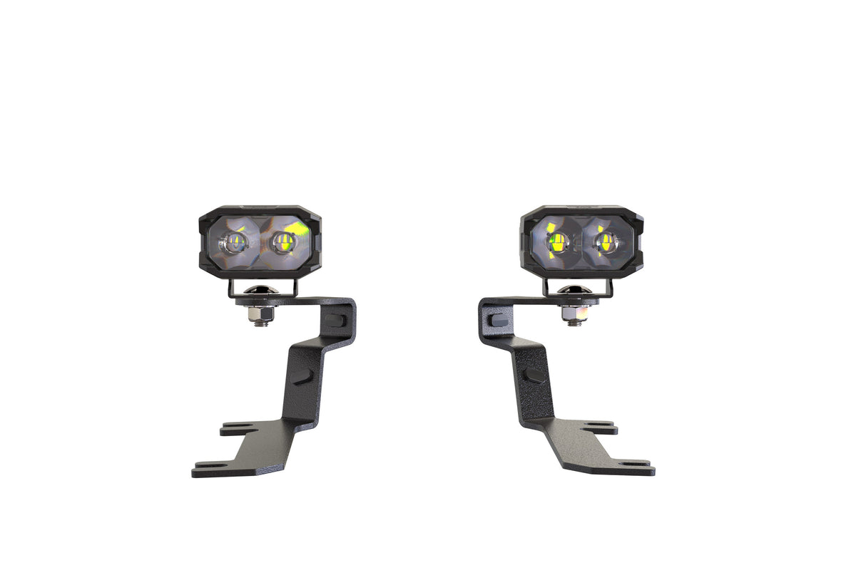 Morimoto 2Banger Ditch Light Kit: 15-17 Ford Mustang (NCS White Flood Beam)
