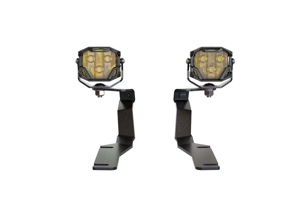 Morimoto 4Banger Ditch Light Kit: 08-23 Dodge Challenger (NCS White Spot Beam)