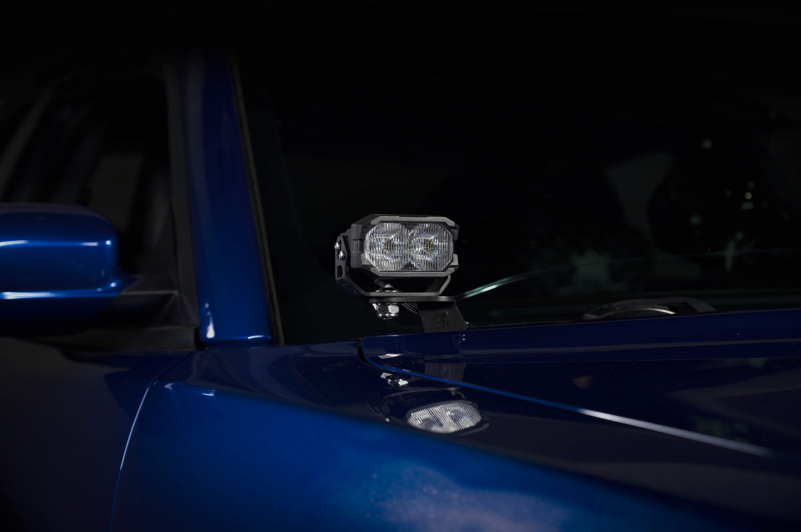 Morimoto 2Banger Ditch Light Kit: 15-23 Dodge Charger (NCS Yellow SAE Wide Beam)