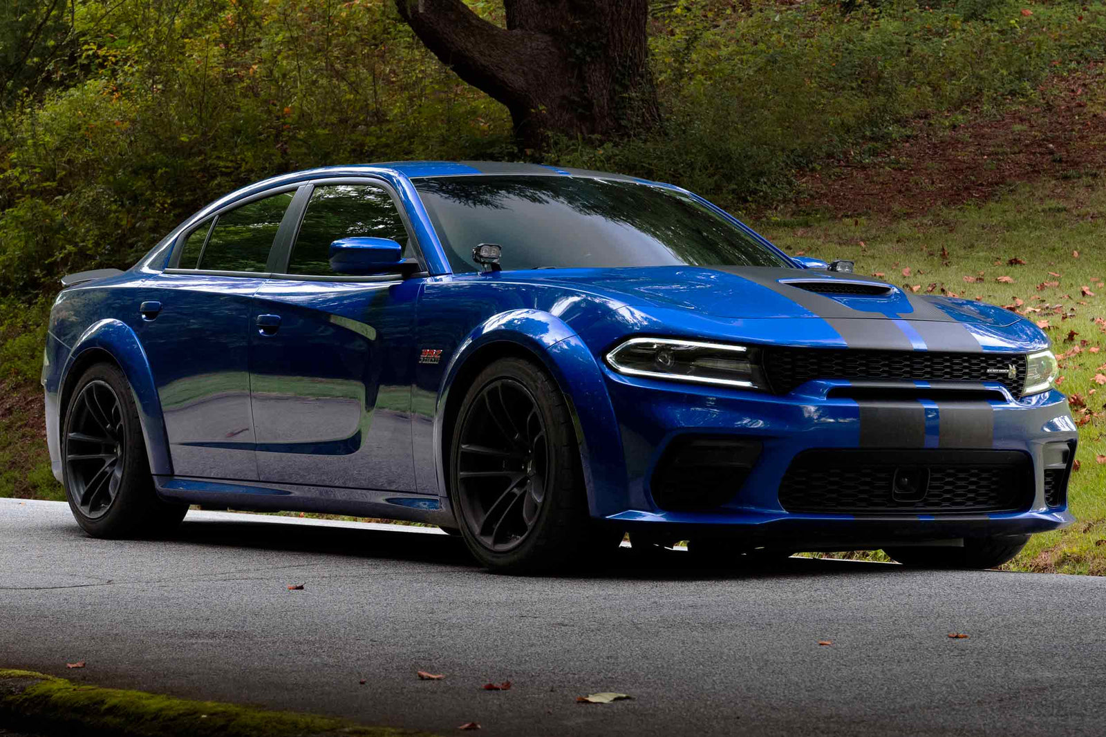 Morimoto 2Banger Ditch Light Kit: 15-23 Dodge Charger (HXB Yellow Flood Beam)
