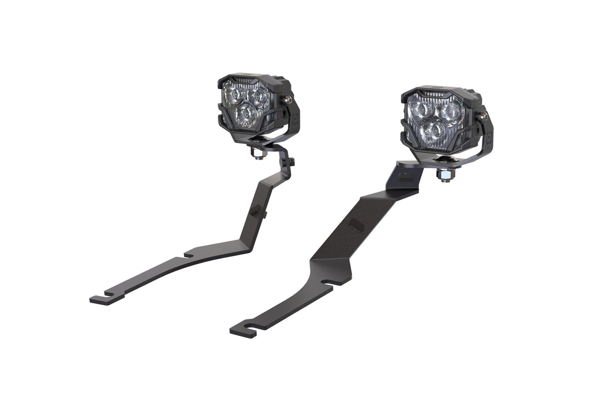 Morimoto 4Banger Ditch Light Kit: 15-23 Dodge Charger (HXB White Spot Beam)
