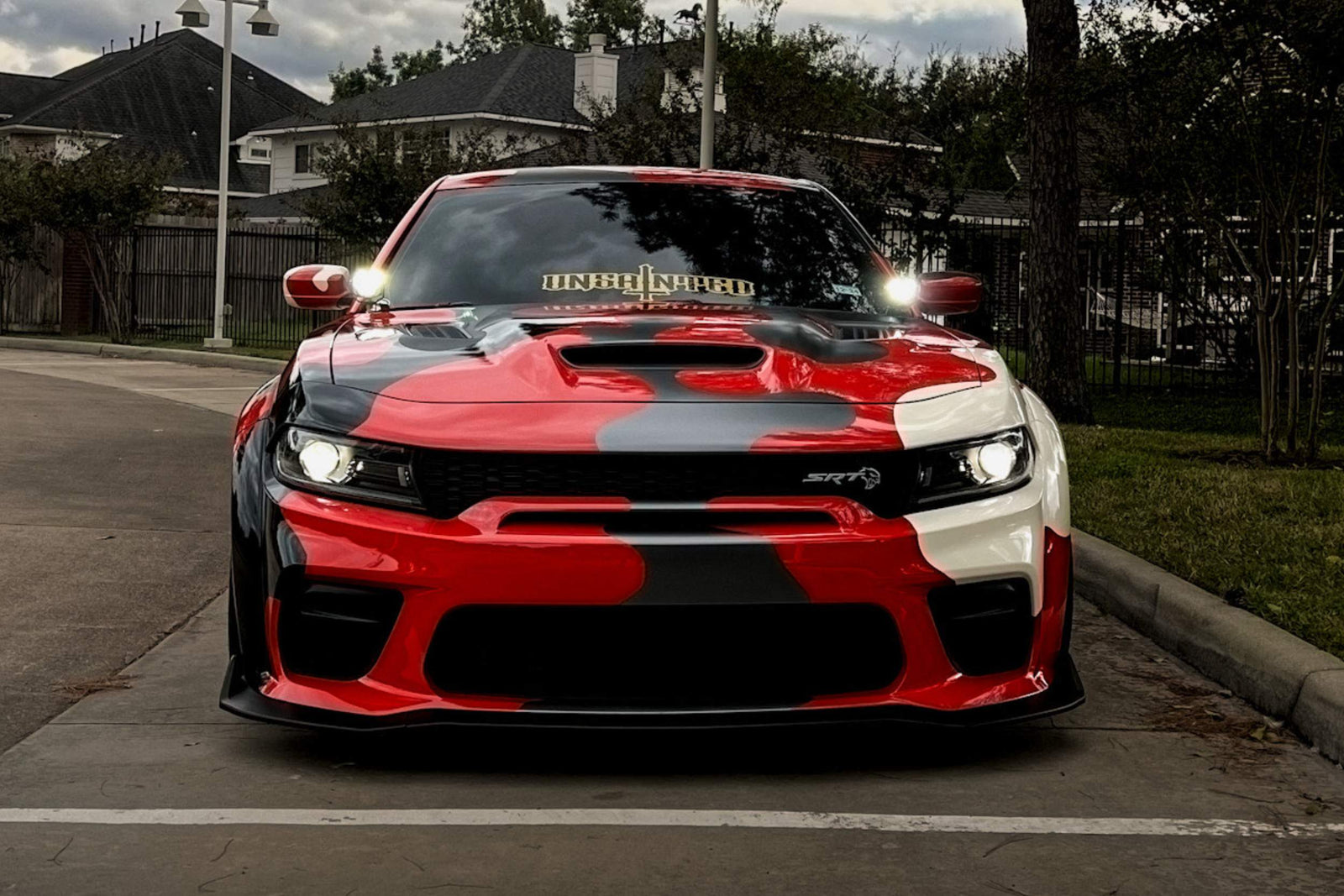 Morimoto 4Banger Ditch Light Kit: 15-23 Dodge Charger (HXB Yellow SAE Wide Beam)