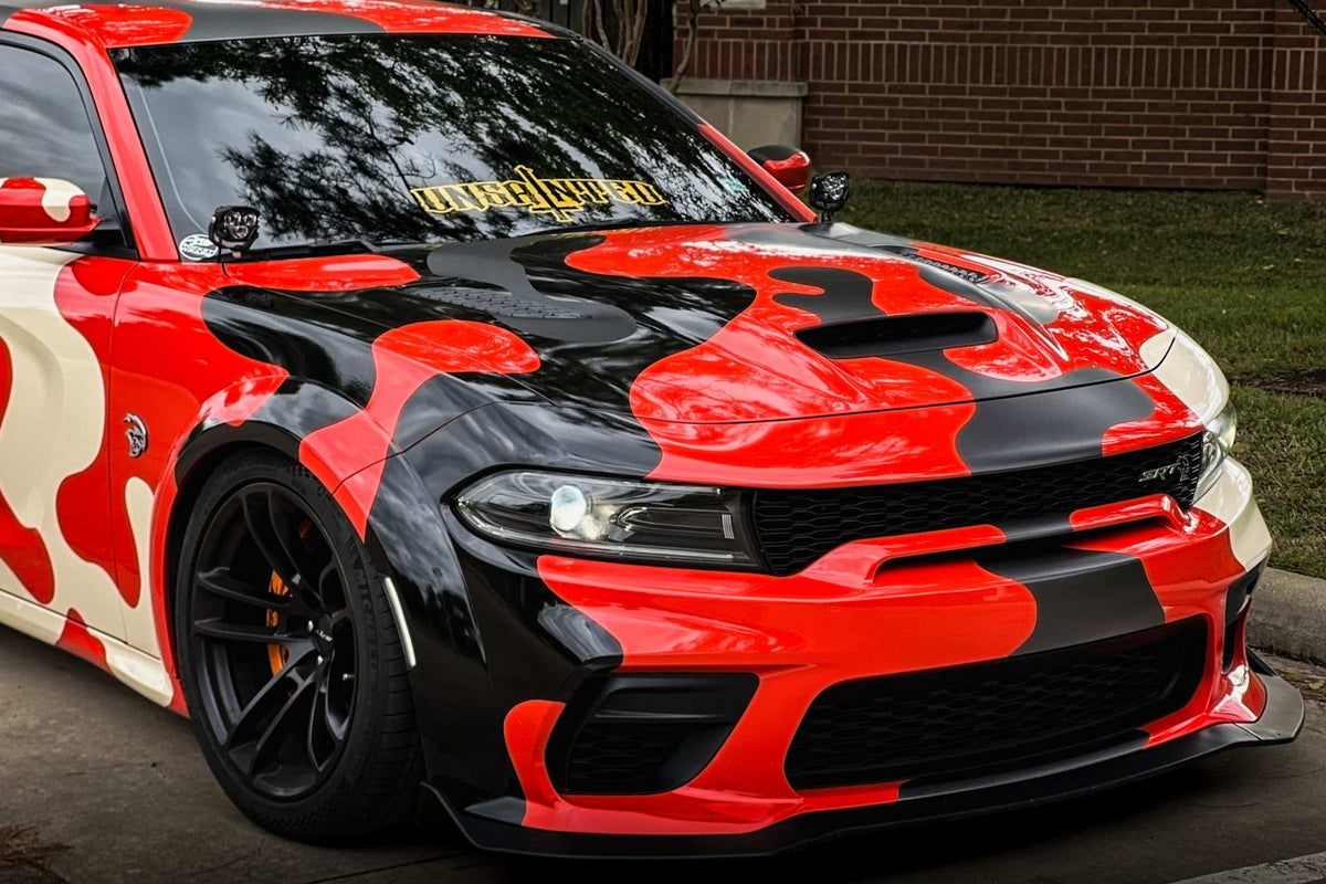 Morimoto 4Banger Ditch Light Kit: 15-23 Dodge Charger (HXB Yellow Combo Beam)