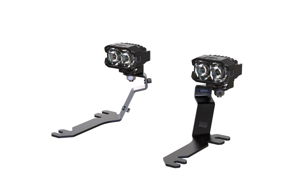 Morimoto 2Banger Ditch Light Kit: 18-23 Ford Mustang (NCS White Combo Beam)