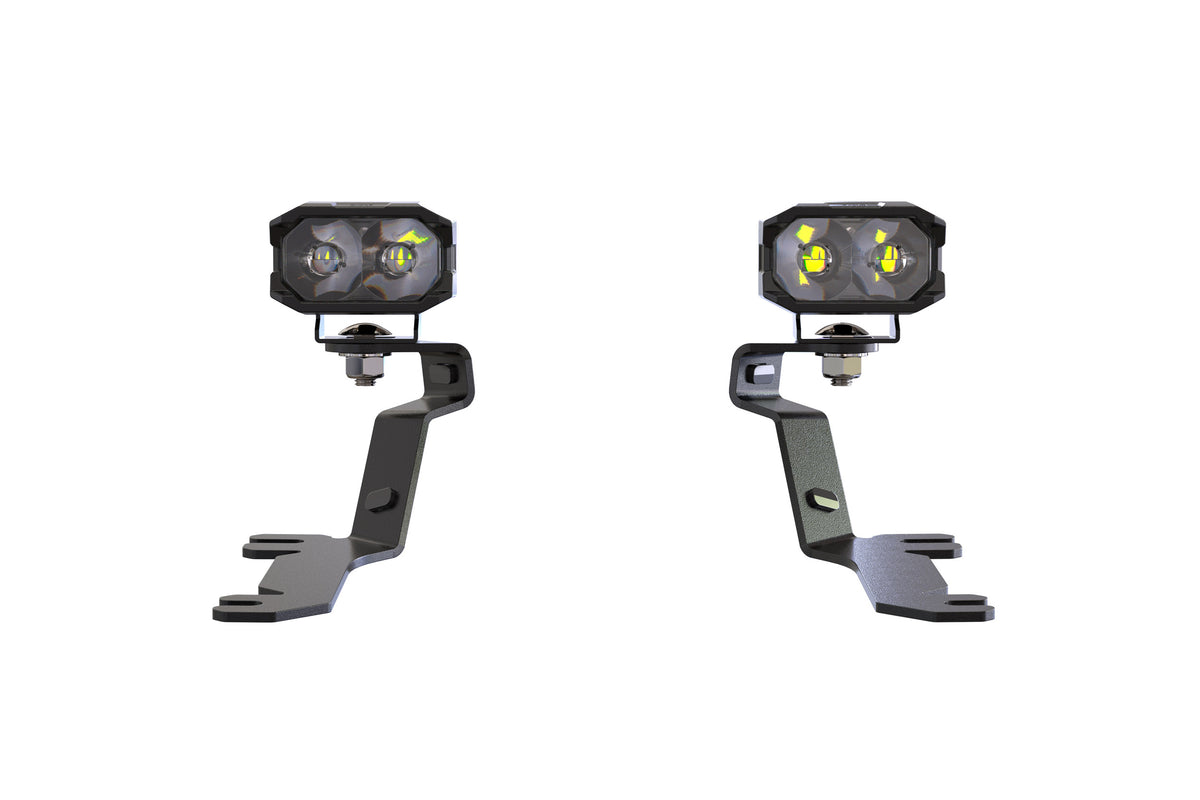Morimoto 2Banger Ditch Light Kit: 18-23 Ford Mustang (HXB White Spot Beam)
