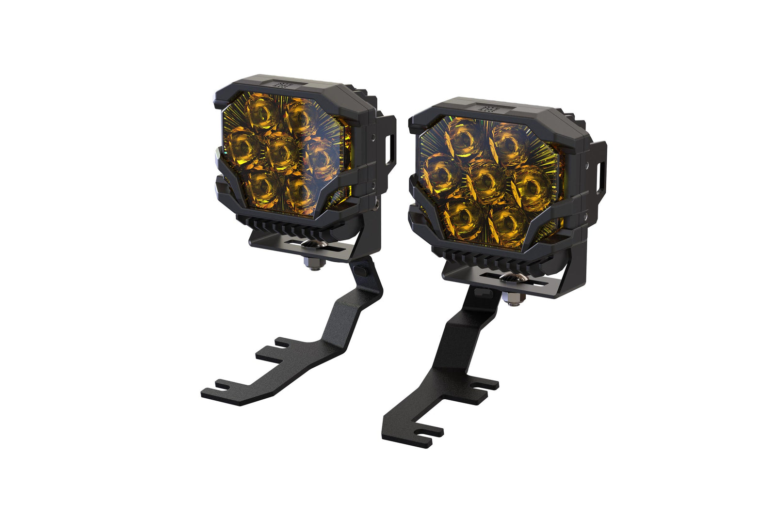Morimoto BigBanger Ditch Light Kit: 15-22 Colorado (HXB Yellow Combo Beam)