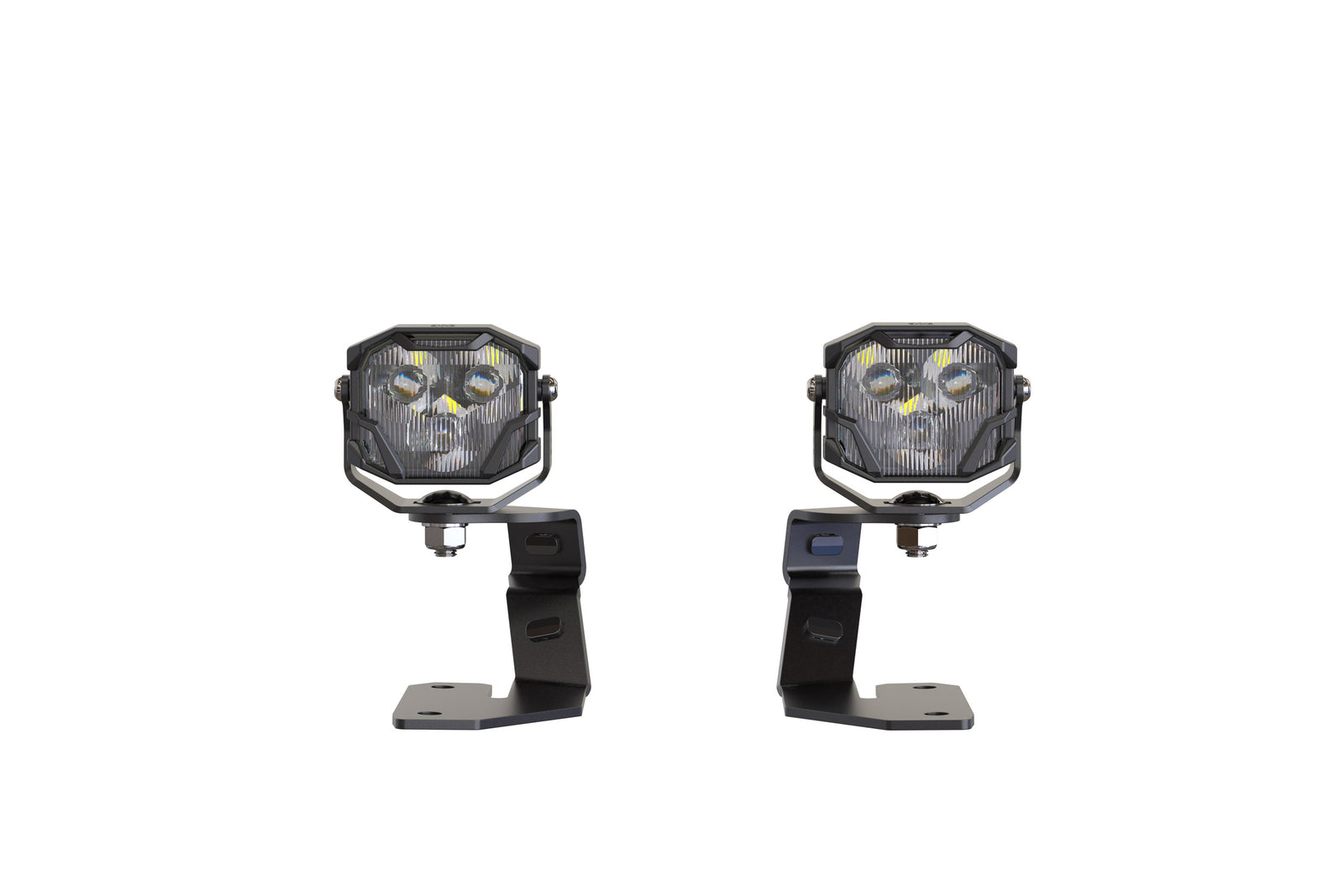 Morimoto 4Banger Ditch Light Kit: 03-10 Cayenne (HXB White Spot Beam)