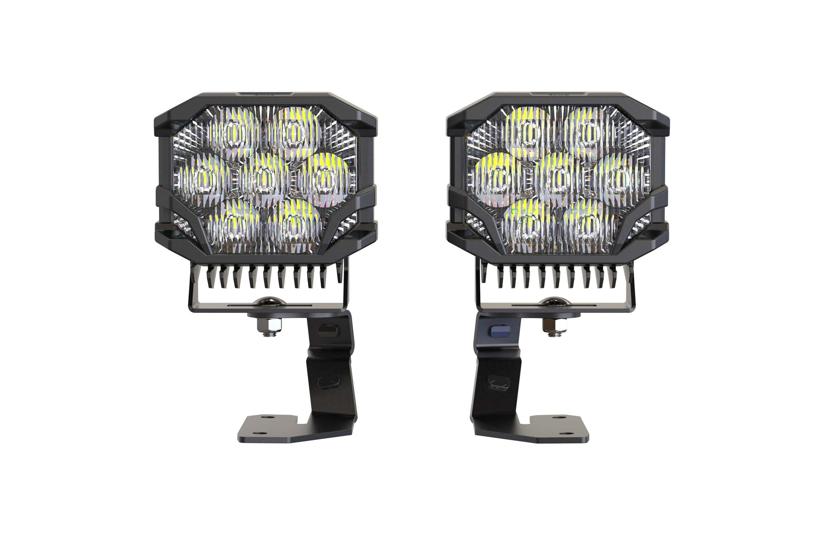 Morimoto BigBanger Ditch Light Kit: 03-10 Cayenne (NCS Yellow Combo Beam)