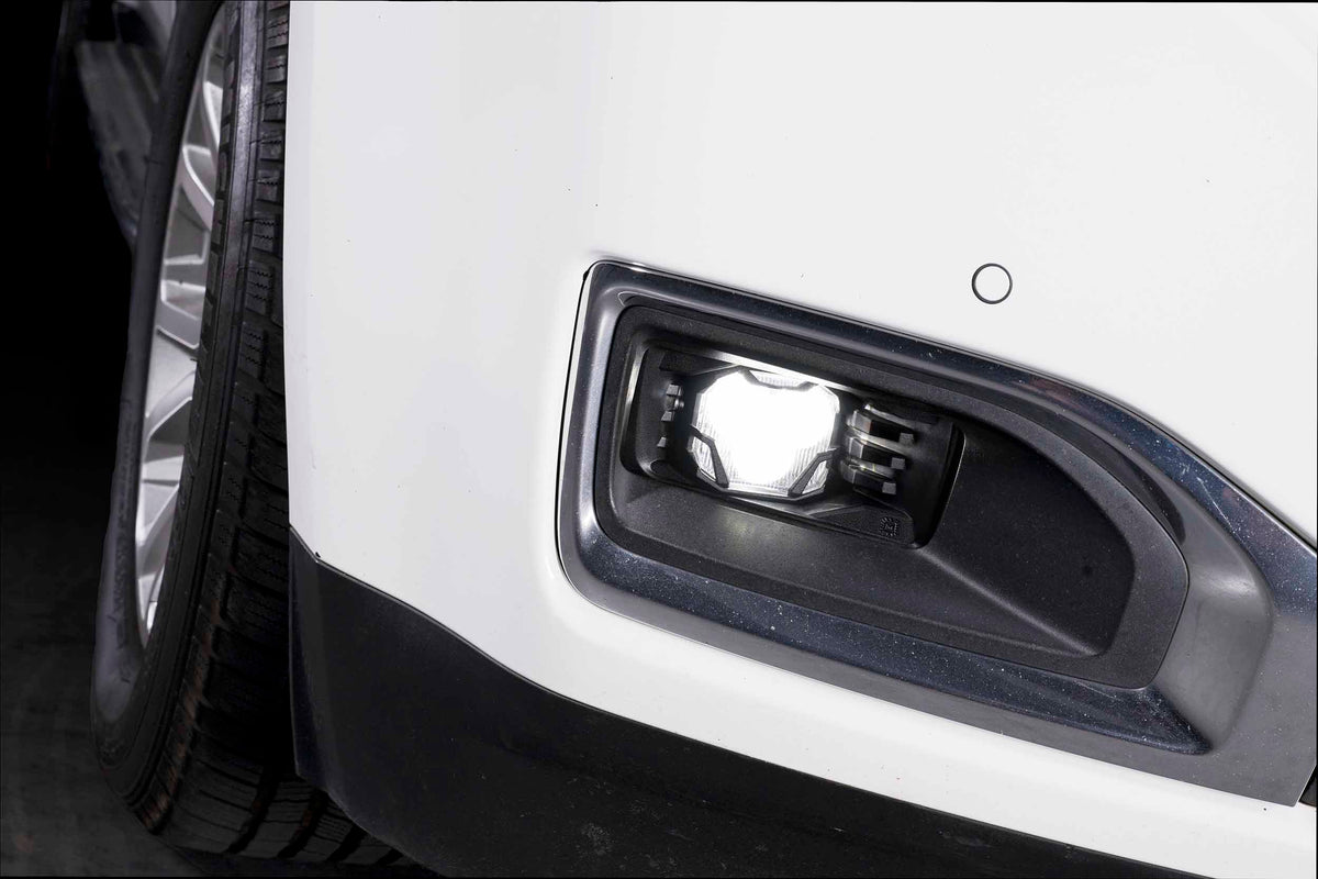 4Banger Fog Lights: Chevrolet Silverado 2500 (07-14) (NCS White SAE Wide Beam)