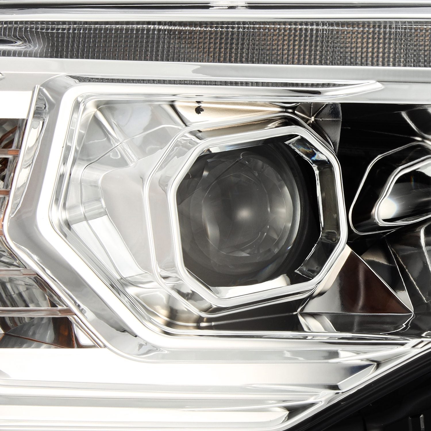 14-20 Toyota 4Runner MK II PRO-Series Halogen Projector Headlights Chrome | AlphaRex