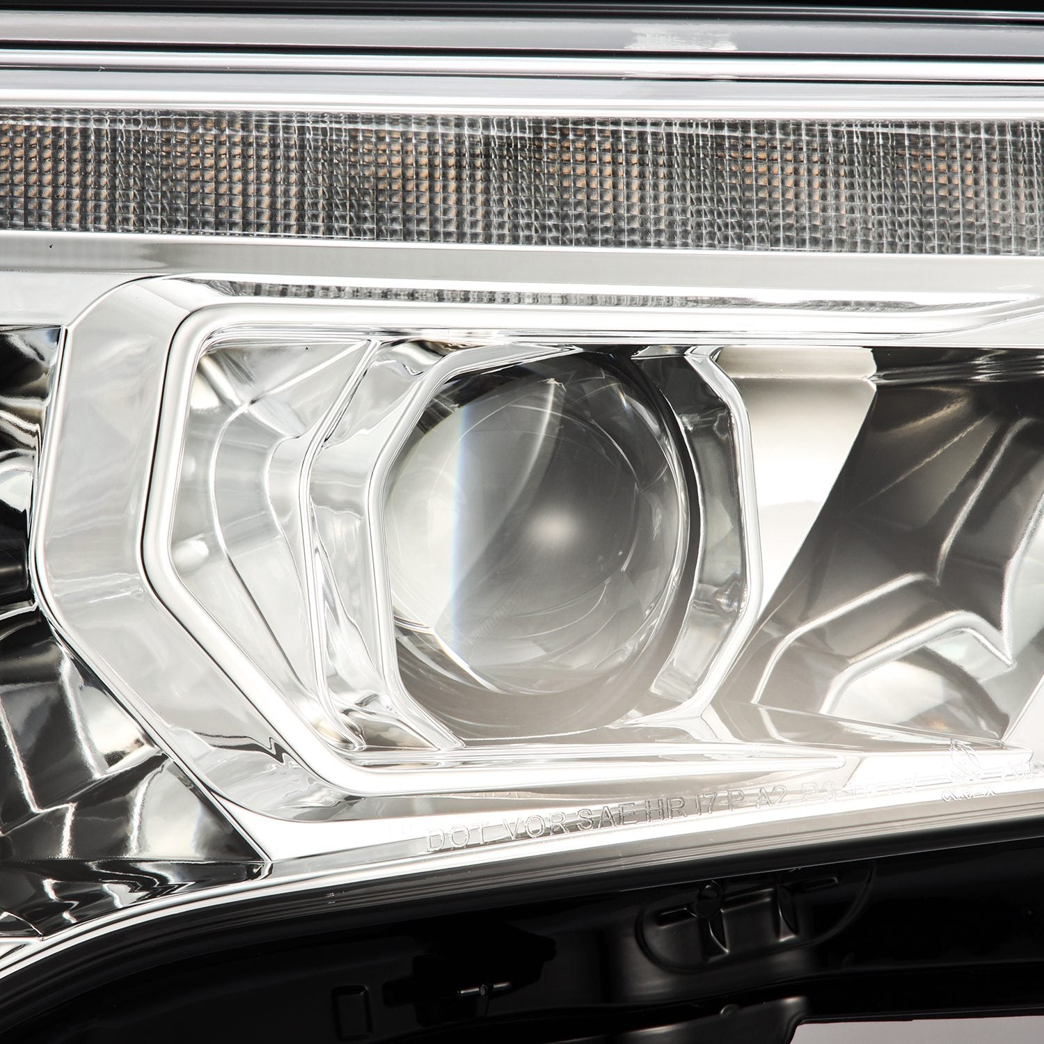 14-20 Toyota 4Runner MK II PRO-Series Halogen Projector Headlights Chrome | AlphaRex