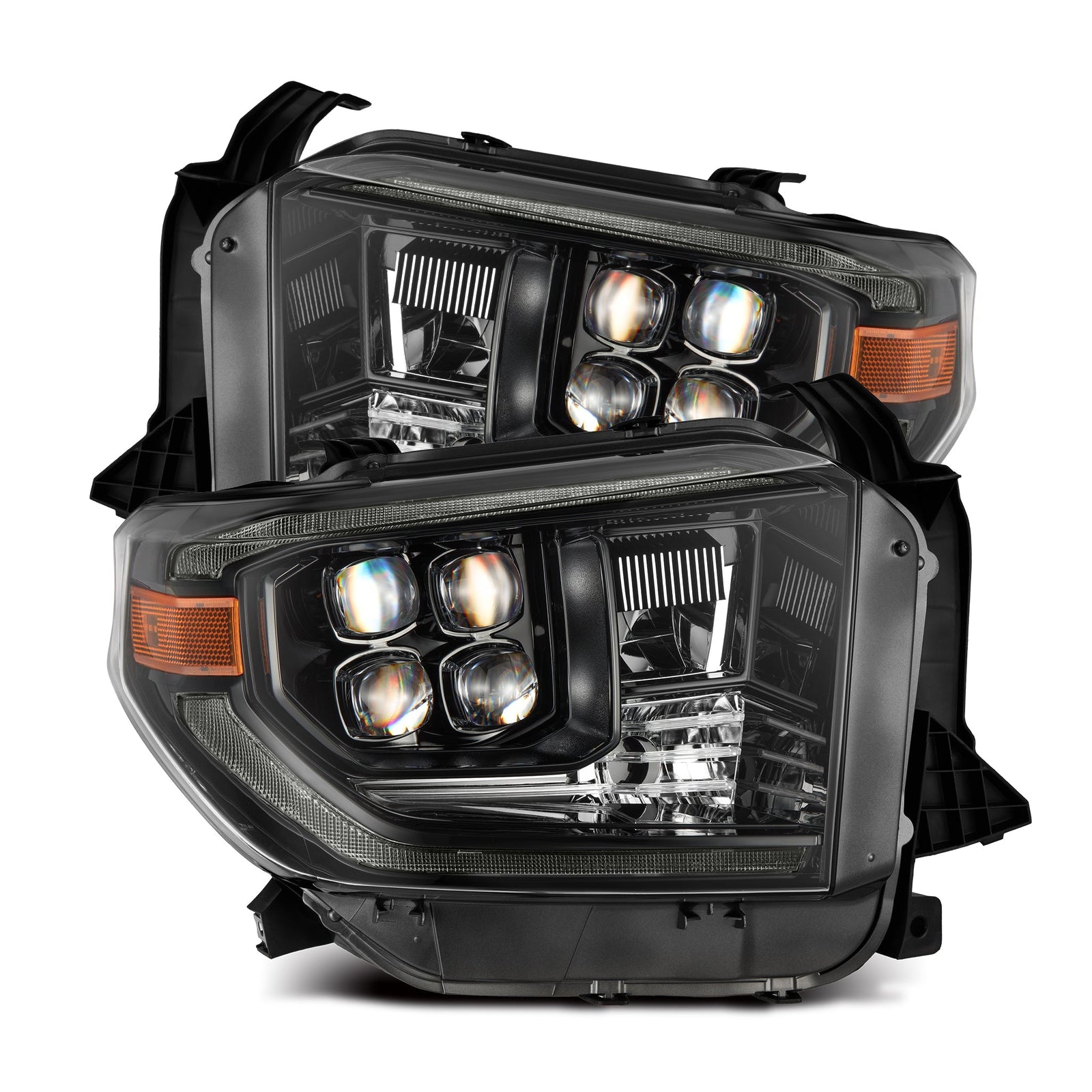 14-21 Toyota Tundra MK II NOVA-Series LED Projector Headlights Alpha-Black | AlphaRex