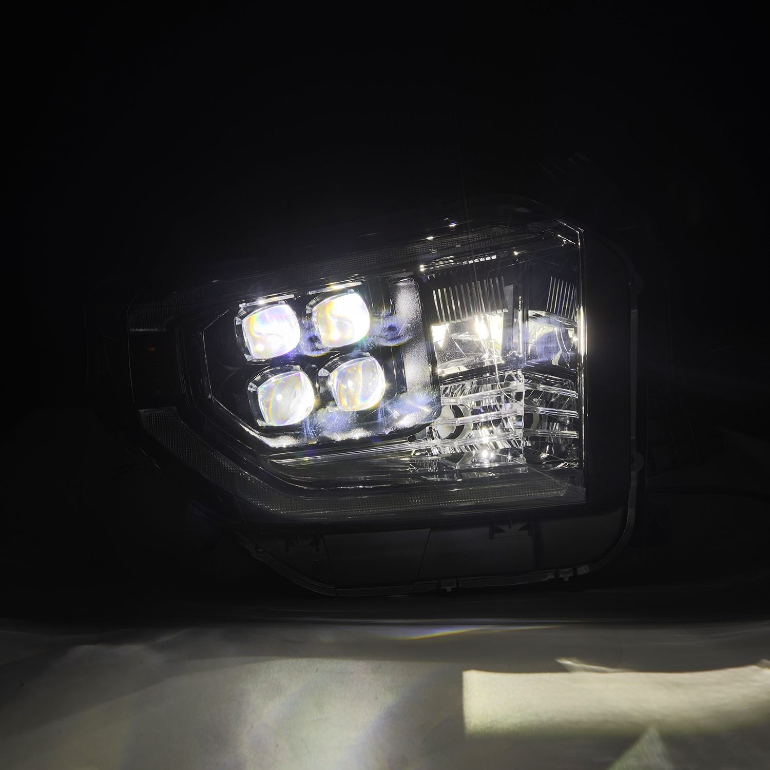 14-21 Toyota Tundra MK II NOVA-Series LED Projector Headlights Alpha-Black | AlphaRex