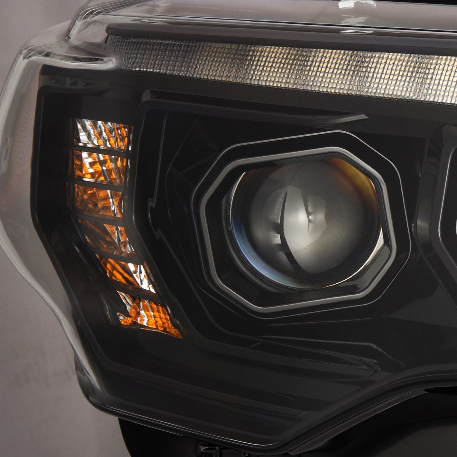 14-23 Toyota 4Runner MK II LUXX-Series LED Projector Headlights Alpha-Black | AlphaRex