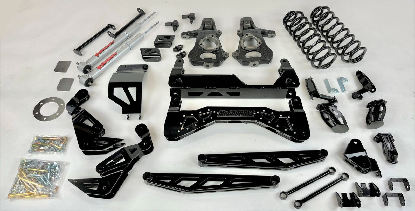 McGaughys - *7″ Lift Kit, 2014-2020 GM 1500 SUV, 2wd, NON-AUTO (#50803) - Legends Auto Parts