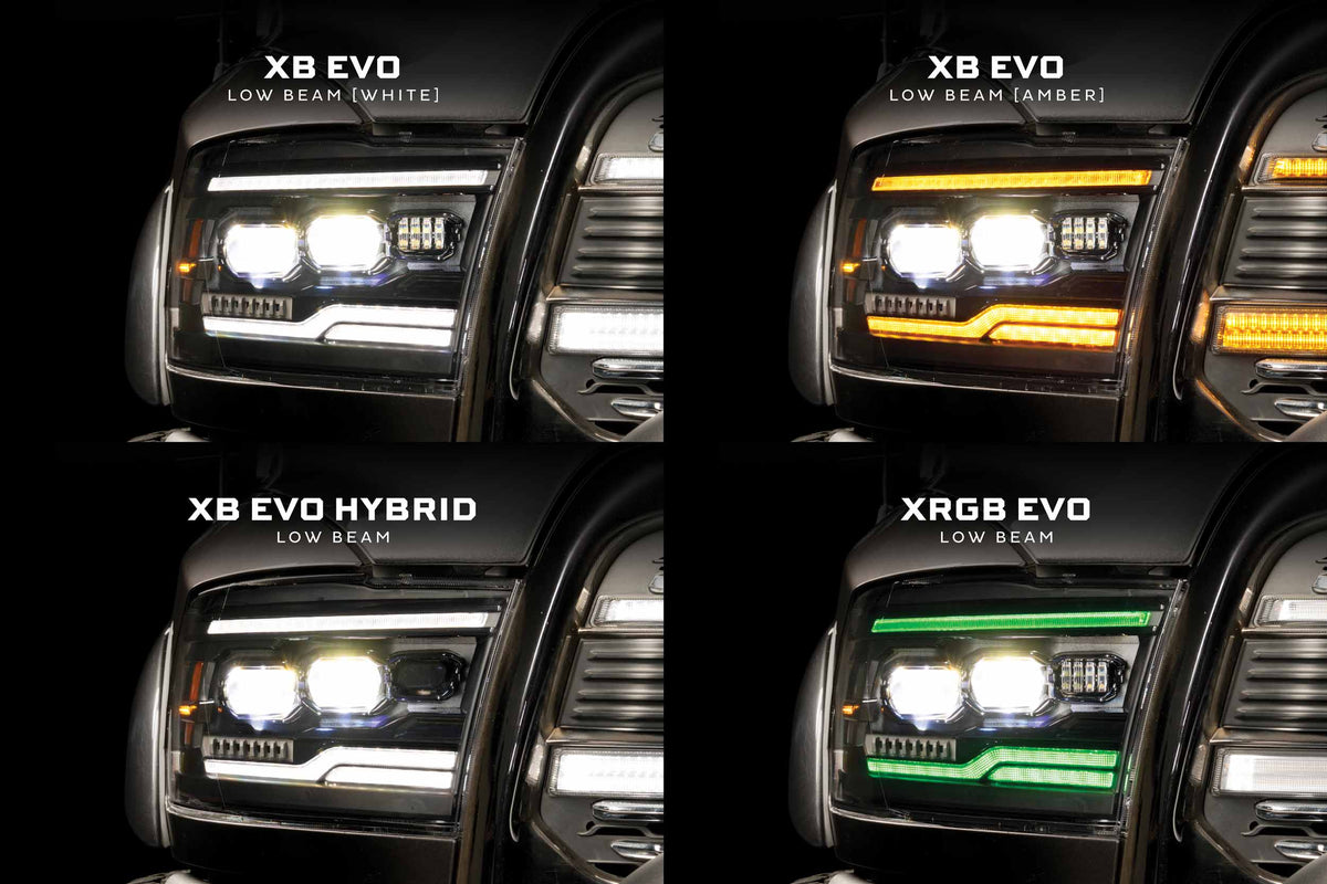XRGB Evo Headlights: 09-18 Dodge Ram (Set)