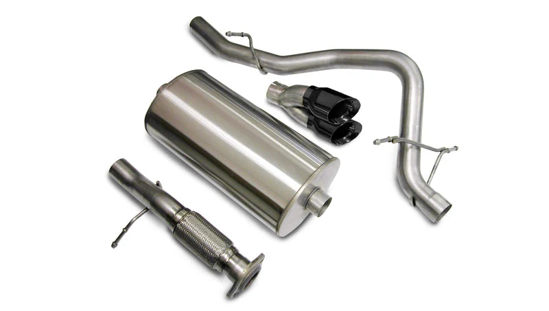 Corsa Performance - Sport / 3.0 in Cat-Back 4.0 in Twin Tips | 2007-2008 Tahoe, Yukon 5.3L - Legends Auto Parts
