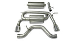 Corsa Performance - Sport / 3.0 in Cat-Back 4.0 in Single Tips | 2006-2008 Hummer H3 3.5L, 3.7L V6 I5 - Legends Auto Parts