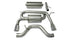 Corsa Performance - Sport / 3.0 in Cat-Back 4.0 in Single Tips | 2006-2008 Hummer H3 3.5L, 3.7L V6 I5 - Legends Auto Parts