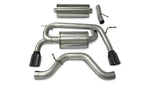 Corsa Performance - Sport / 3.0 in Cat-Back 4.0 in Single Tips | 2006-2008 Hummer H3 3.5L, 3.7L V6 I5 - Legends Auto Parts